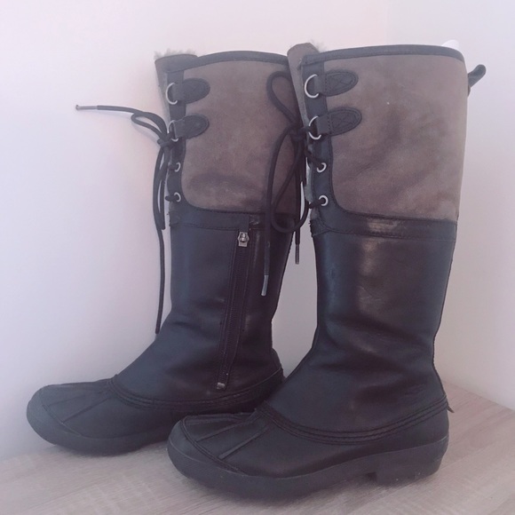 UGG Winter Leather Boots - Picture 4 of 5